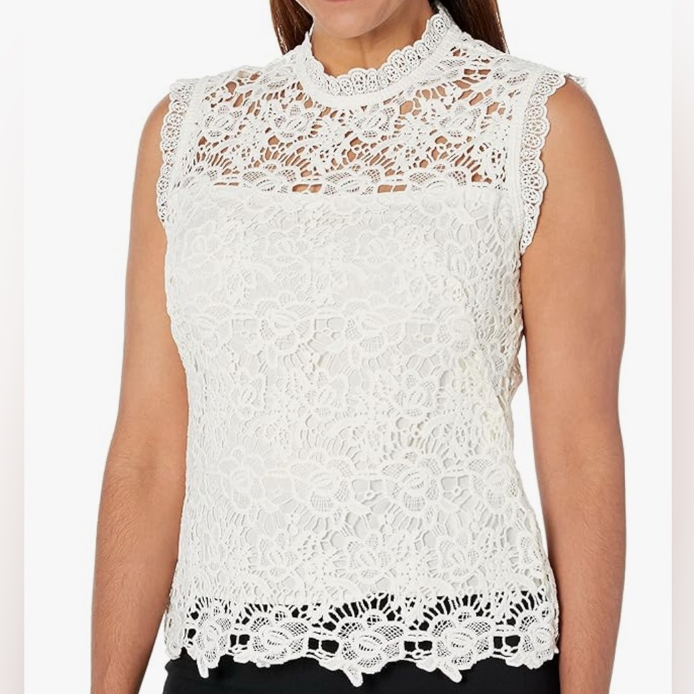 NANETTE LEPORE CROCHET (LACE) BLOUSE